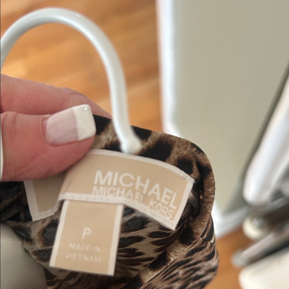 MICHAEL Michael Kors Animal Print Long Sleeve Dress - Picture 2 of 5